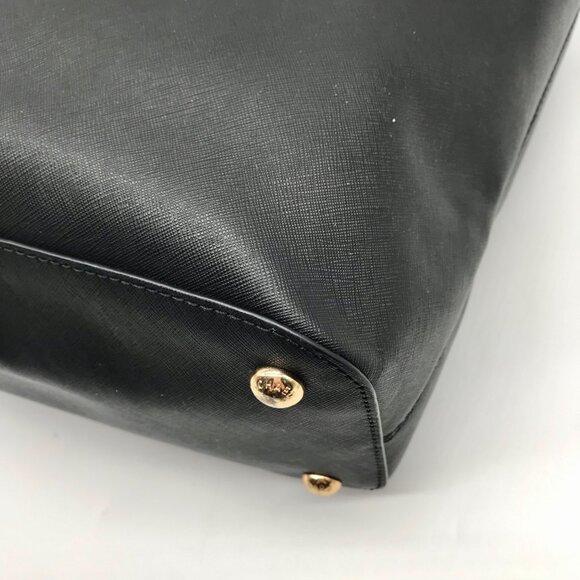 Michael Kors Black Saffiano Leather Jet Set Multi-Function Pocket Tote Bag - Picture 8 of 10